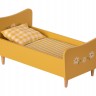 Деревянная кровать, Мини, жёлтая Maileg 